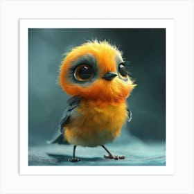 Cute Little Bird 15 Art Print