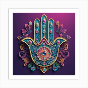 Hamsa 2 Art Print