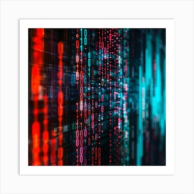 Abstract Computer Background 1 Art Print