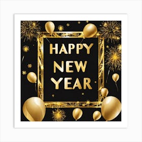 Happy New Year 20 Art Print