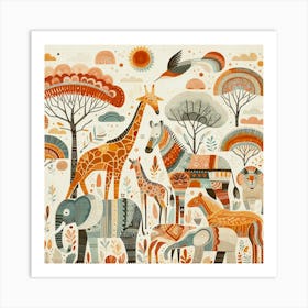 Lush Wildlife 07 Art Print