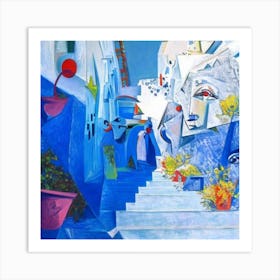 Santorini Art Print