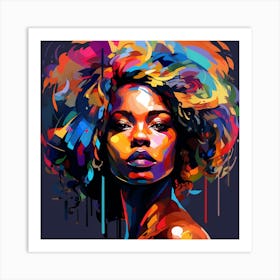 Afro Girl 83 Art Print
