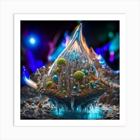 Ice City Art Print