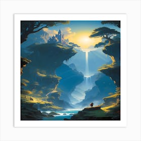 Fantasy Landscape Art Print