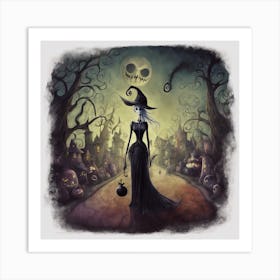 Nightmare Before Christmas 5 Art Print