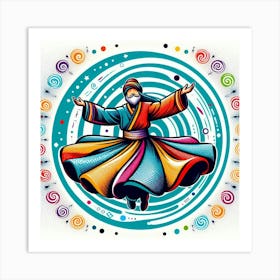 Turkish Dancer Art Print