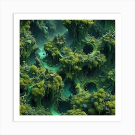 Fantasy Forest Art Print