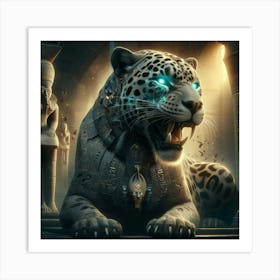 Egyptian Leopard Art Print