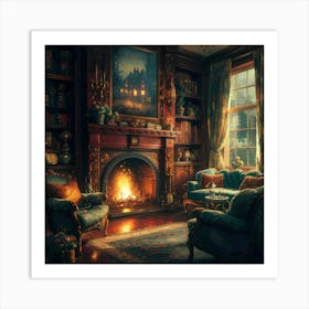 Victorian Living Room Art Print