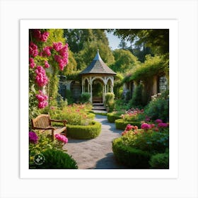 Garden In Bloom Art Print