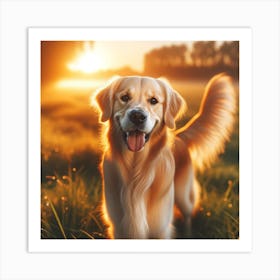 Togo The Retriever 1 Art Print