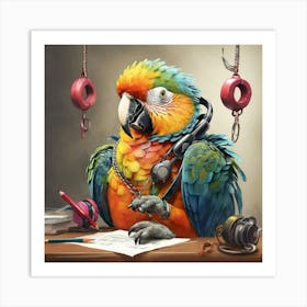 Parrot 33 Art Print