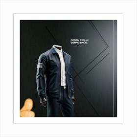 Man In A Suit 4 Art Print