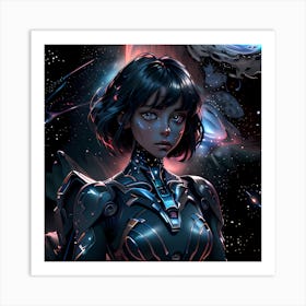 Space Girl Art Print