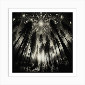 'The Forest' 3 Art Print