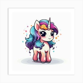 Cute Unicorn 237 Art Print