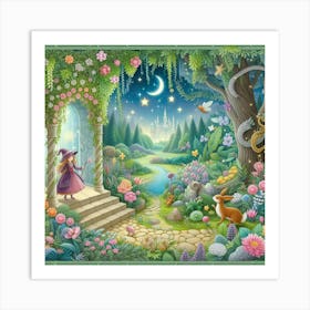 Fairy Garden 1 Art Print