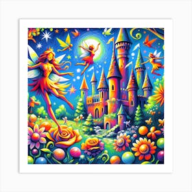 Super Kids Creativity:Fairy Castle Art Print