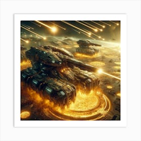 Nova Titans Solar Mines Art Print