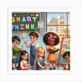 Smart Think Art Print