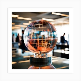 Glass Globe Art Print