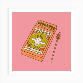 Capricorn Matchbox Art Print