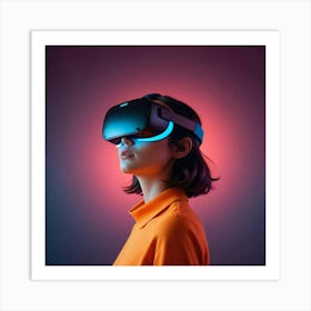 Vr Headset 12 Art Print