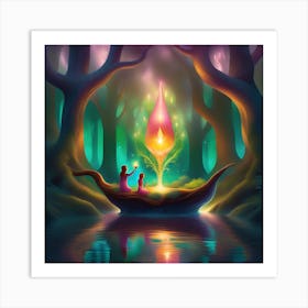 Dream In The Forest Art Print