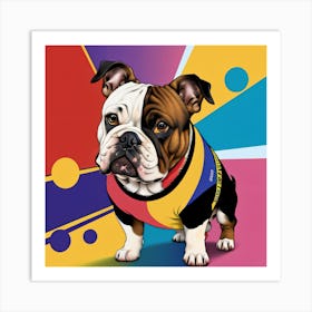 Bulldog Art Print