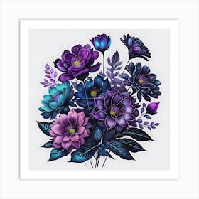 Dancing Petals Art Print