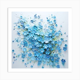 Forget Me Not 1 Art Print