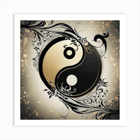 Yin Yang Symbol 5 Art Print