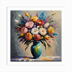 Flowers In A Vase 1 Art Print