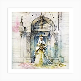 Princess And The Frog Art Print