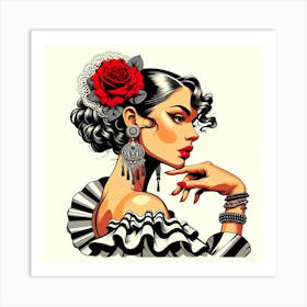 Portrait Artwork 164 Art Print