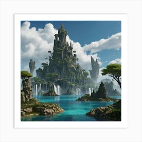 Fantasy Island 1 Art Print