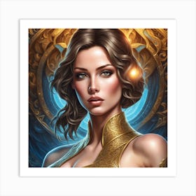 Aphrodite girl Art Print