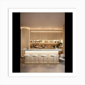 Bar Interior Design Art Print