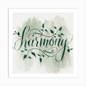 Harmony 4 Art Print