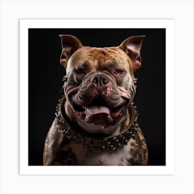 Bulldog Portrait Art Print