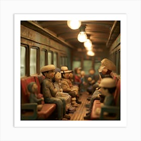 Train Ride Art Print