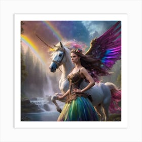 Unicorn Fairy 1 Art Print