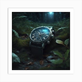 Watch In The Forest Art Print