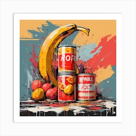 Cans Of Food Art Print