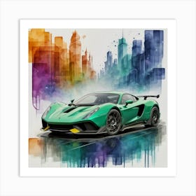 The Green Machine Art Print