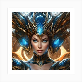 Female Character From League Of Legends fh Art Print