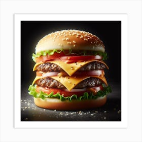 Burger  Art Print