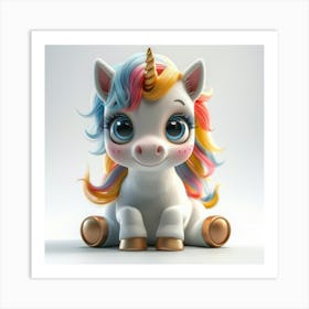 Unicorn Baby 8 Art Print