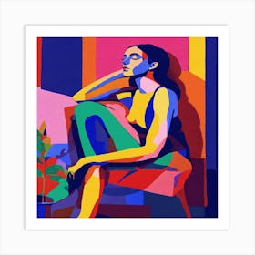 Portrait Of A Woman Art Print